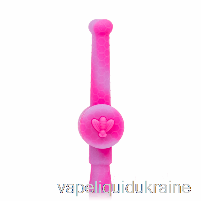 Vape Liquid Ukraine Stratus Reclaimer Honey Dipper Silicone Dab Straw Bubblegum (Magenta / Purple)